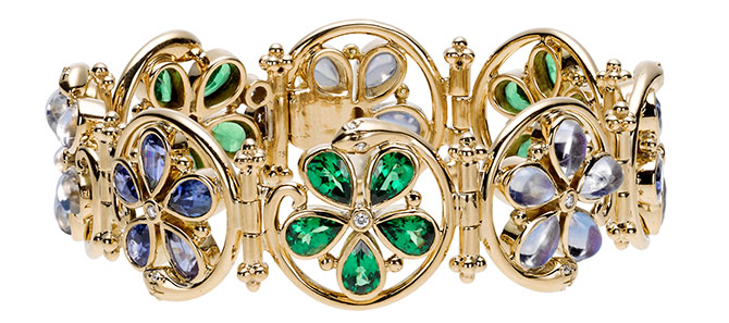 temple st clair flower serpent bracelet