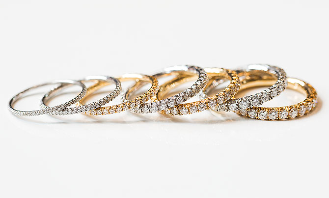 Marisa Perry diamond bands