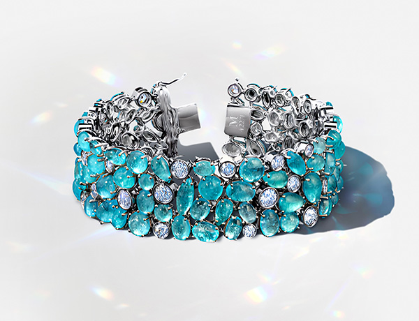 Martin Katz paraiba cabochon bracelet Martin Katz paraiba cabochon bracelet