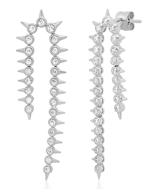 Sig Ward platinum earrings Sig Ward platinum earrings