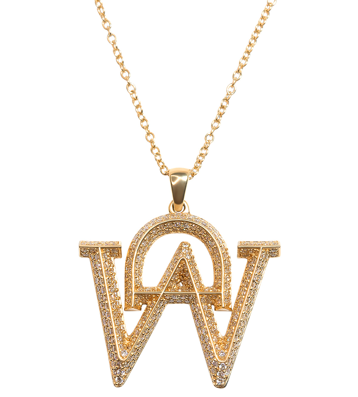 Dorian Webb diamond initial pendant Dorian Webb diamond initial pendant