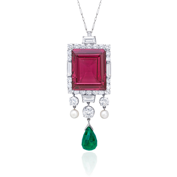 Spinel necklace